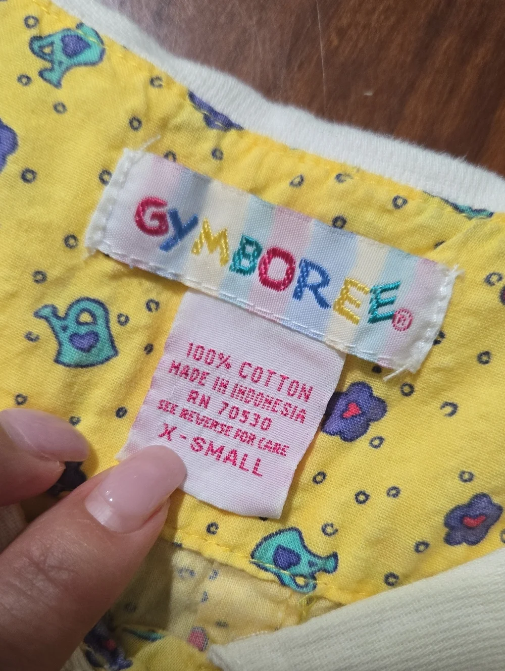 Vintage Rainbow Tag Gymboree Yellow Romper Xs